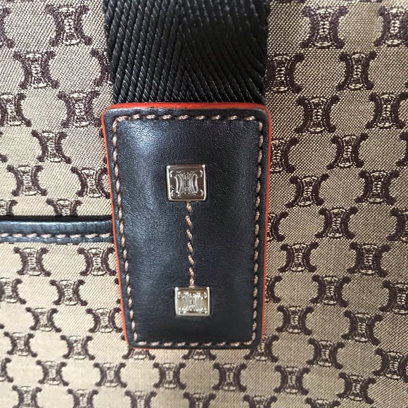 Celine Fabric Weekend Bowler Bag Large - Picture 4 of 10